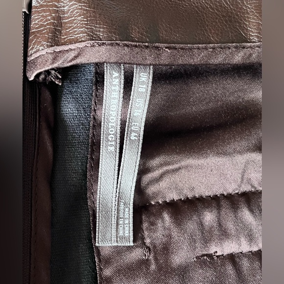 ANTHROPOLOGIE Studded Faux Leather Shorts - Picture 13 of 14